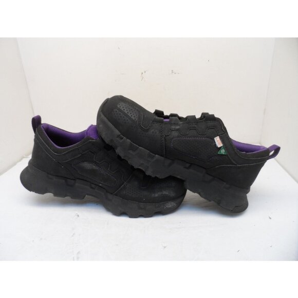 Timberland PRO Women's Powertrain Comp Toe Work Shoes Black/Purple Size 9.5W - Picture 6 of 8